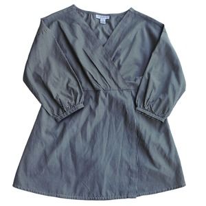 Motherhood Maternity Blouse Sz S Navy White Striped Top 3/4 Sleeve Casual Womens